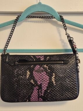 Coach Nolita 19 Python Embossed Chain Bag